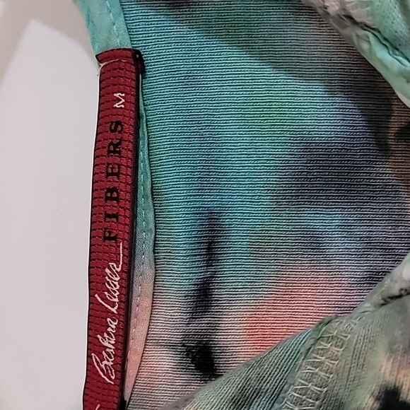 Bashara Lesser Tie Dye Hooded Vest Size Medium - Picture 4 of 9